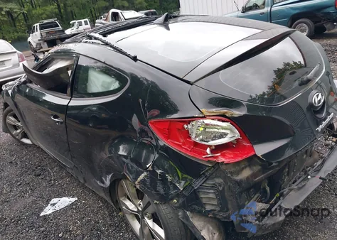 2016 Hyundai Veloster из США, поврежденный, VIN KMHTC6AD3GU289057